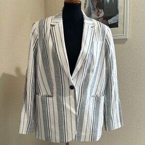 Calvin Klein Linen Blazer